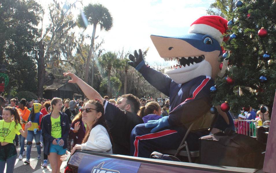 Finnigan at the 2019 Bluffton Christmas Parade