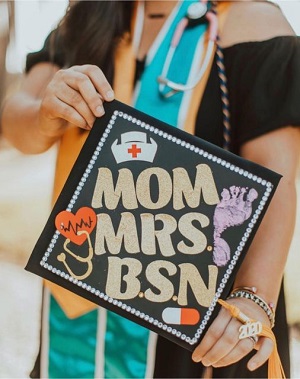 Mom Mrs BSN Sign