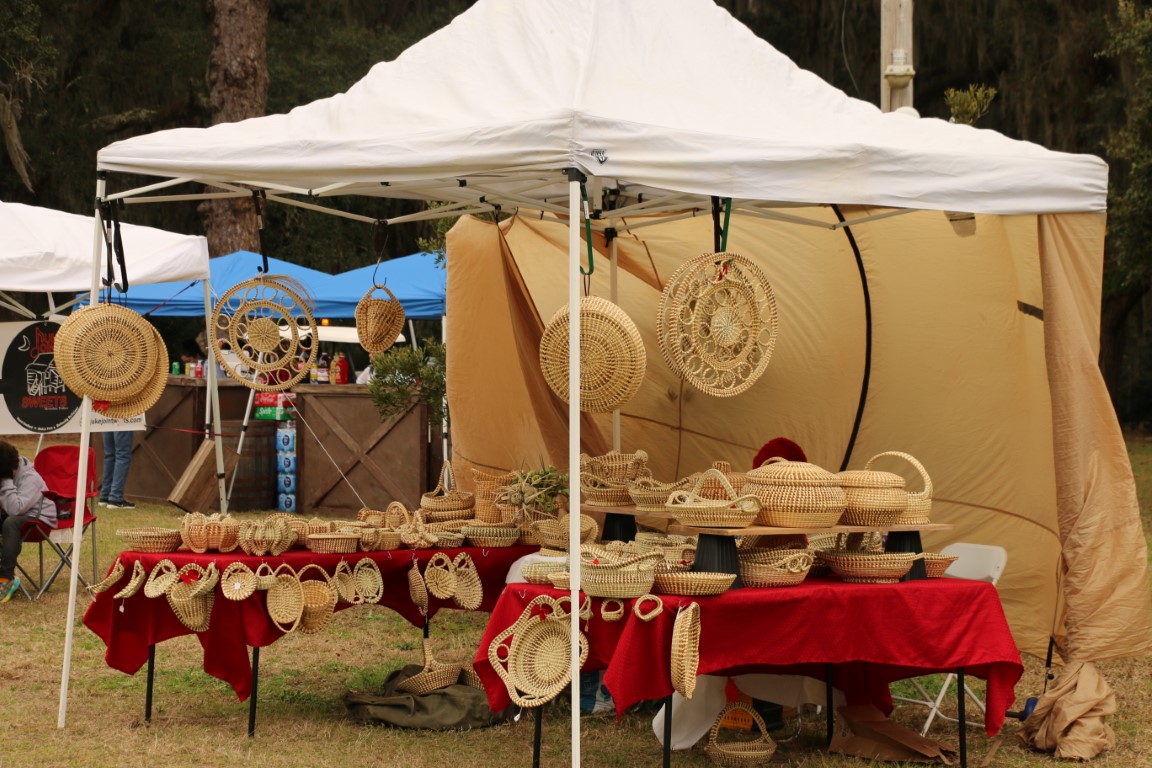 Seagrass Baskets at the 2024 Gullah Celebration Festival