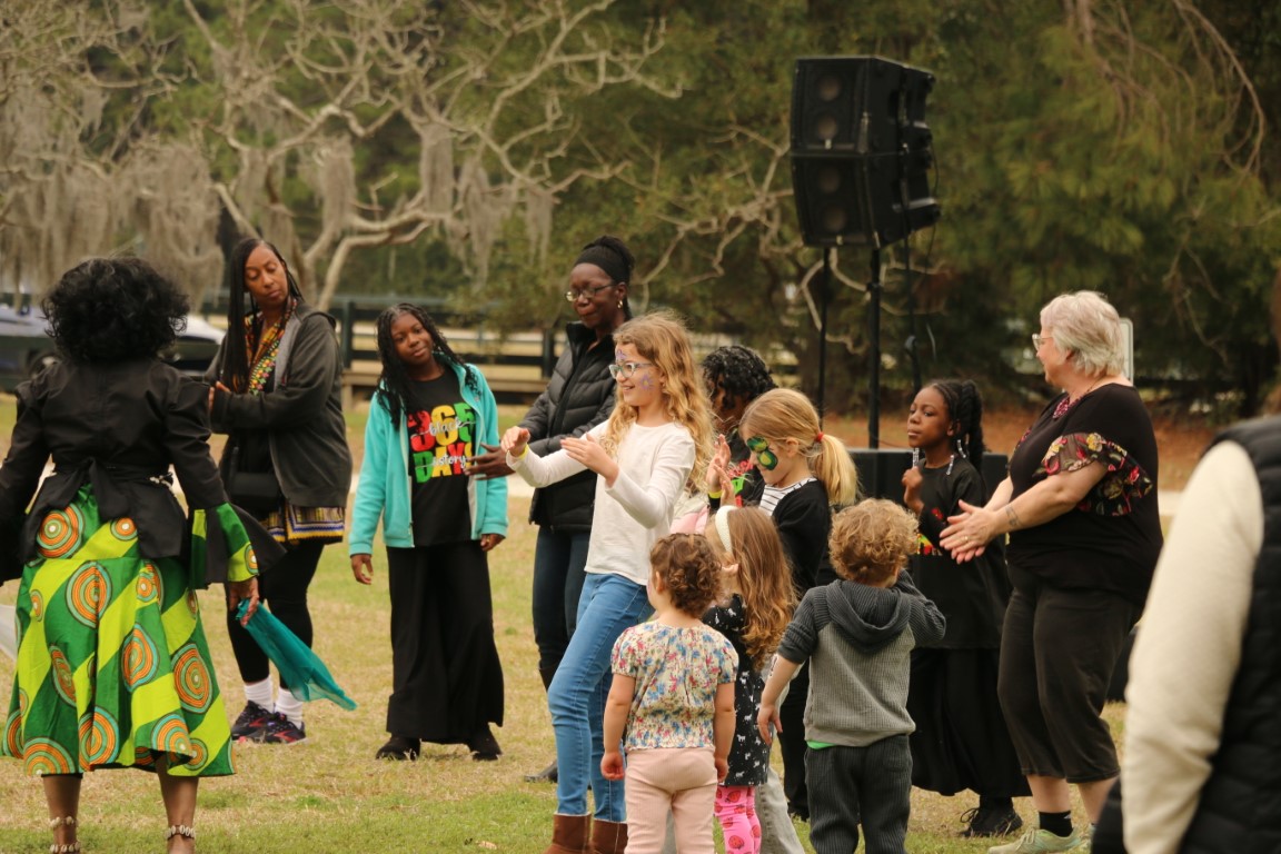 Children Dancing at the 2024 Gullah Celebration Festival