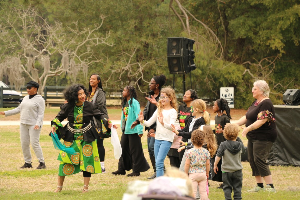 Children Dancing at the 2024 Gullah Celebration Festival