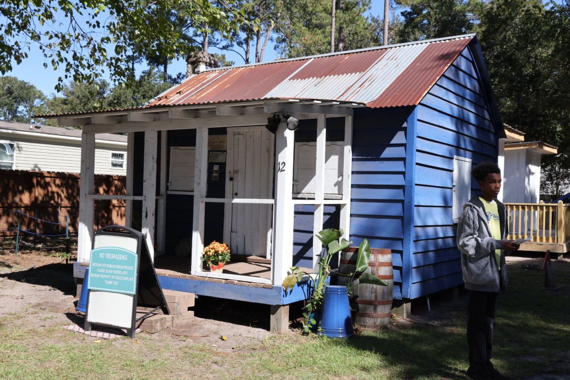 The Little Blue House at the Gullah Museum of Hilton Head Island at the 2024 Gullah Food Festival 