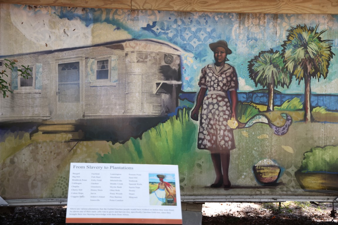 Painting at the 2024 Gullah Food Festival 