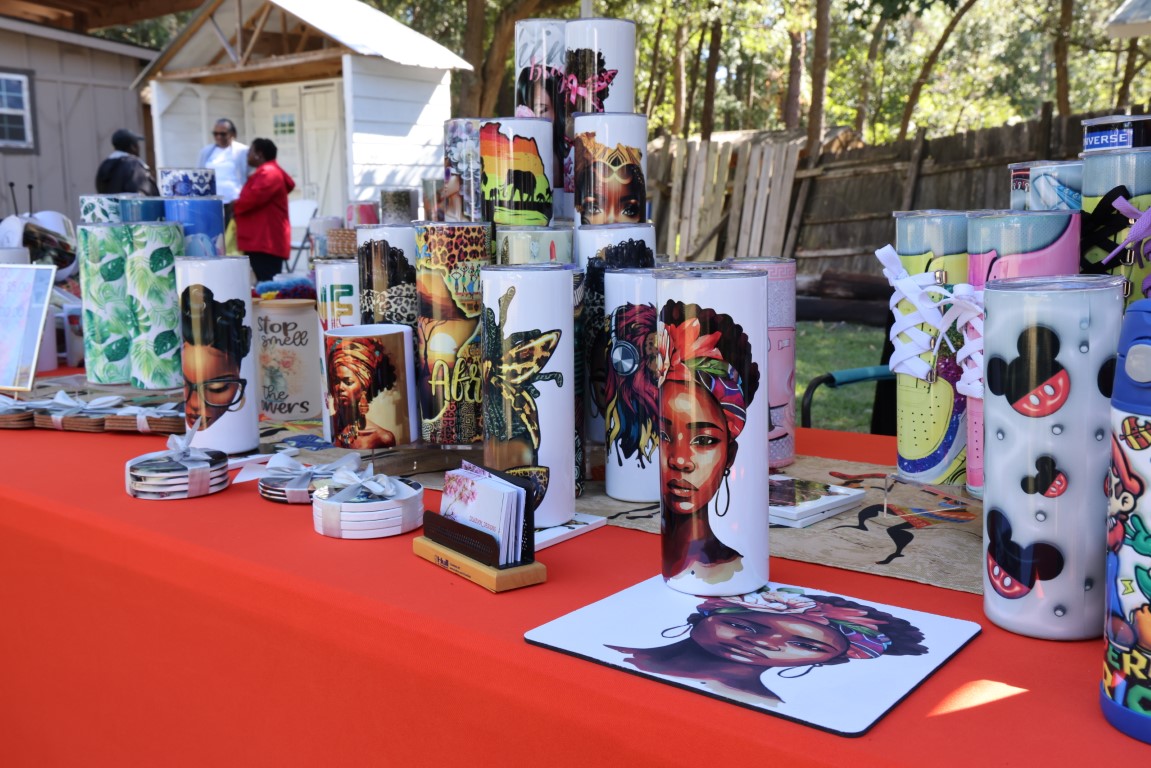 Art for sale at the 2024 Gullah Food Festival 