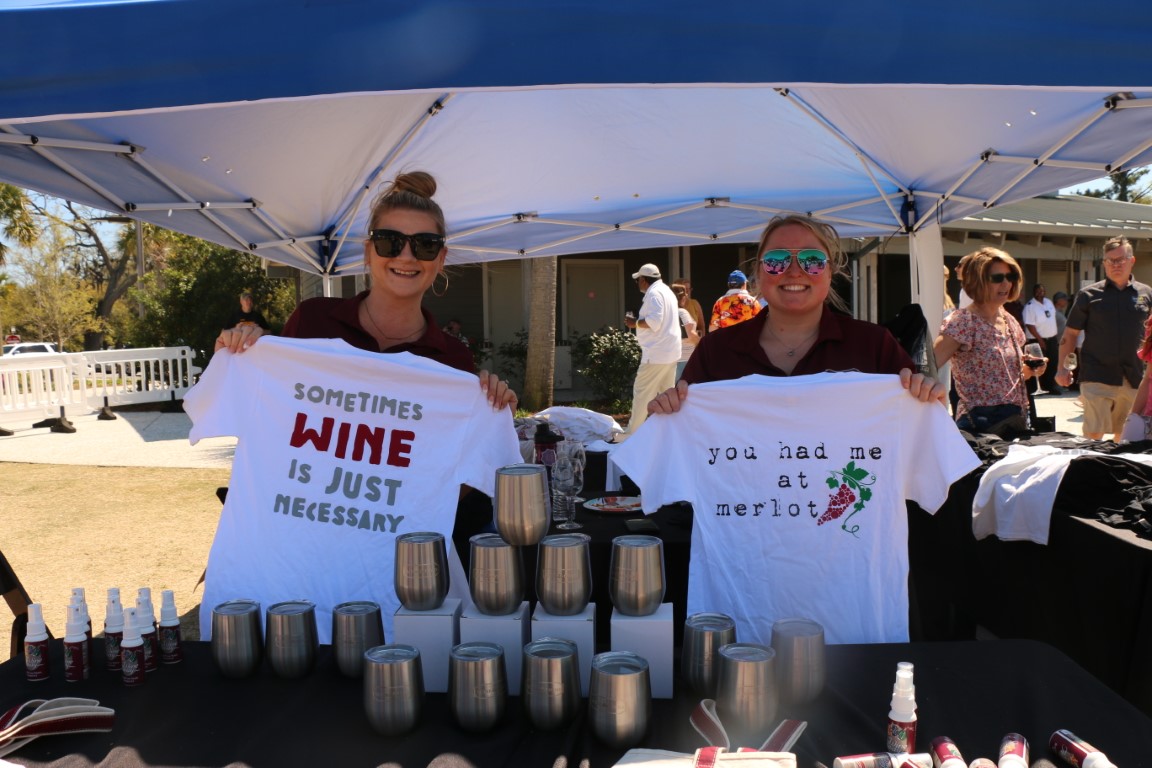 2024 HHI Food and Wine Festival Merch Tent