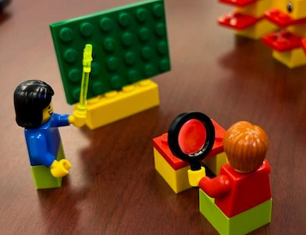 Lego Planning Business Scene