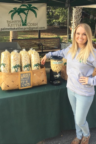 Student with Kettle Corn