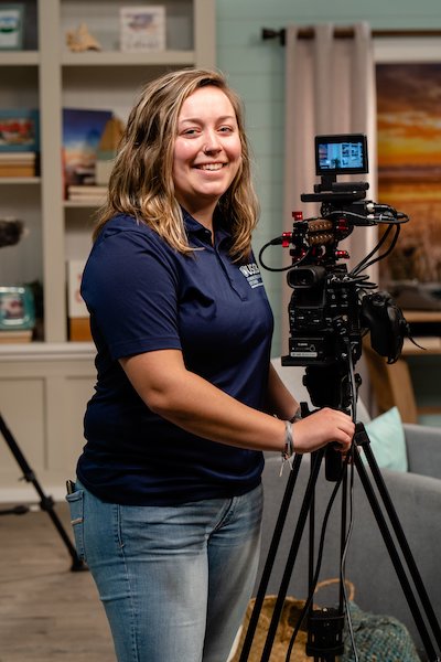 Sophia Peach (Class of 2022, Communication Studies), won USCB’s first Southeast Emmy Student Production Award for her video production entitled “Play Like A Girl: An Equitable Sports Broadcasting Production of USCB Softball vs. Ave Maria.”